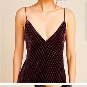 CAMI NYC The Sweetheart Top Augergine Charmeuse